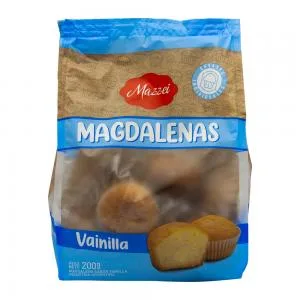Biscoito Magdalenas Mazzei Baunilha 200g