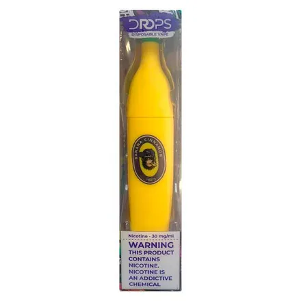 Vape Drops Monkey 1500 Puffs Banana Cinnamon