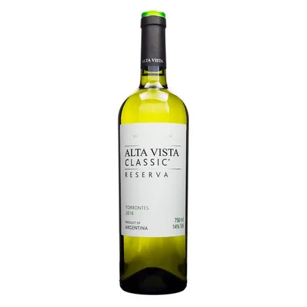 Vino Argentino Blanco Alta Vista Classic Torrontes 750ml