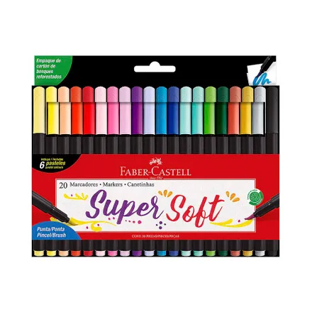 Marcador Faber Castell Super Soft Brush 55 60 20