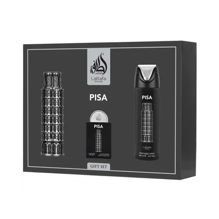 Lattafa Pisa Eau Parfum Plus Desodorante 100ml 200ml 20ml