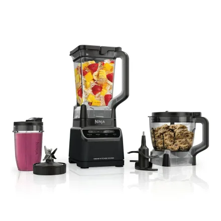 NINJA LICUADORA KS500 GRAND KITCHEN 1200W/1VASO/INOX 110V NEGRO