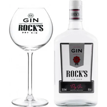 GIN ROCK’S KIT DRY GIN C/VASO LITRO