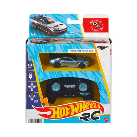 Auto Control Remoto Mattel Hot Wheels Rc Ford Mustang Gtd 0126 Hw