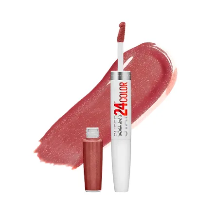 Labial Maybelline Superstay 24 2 Step Liquid 145 Constant Cocoa Gr