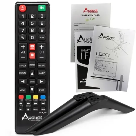 Controle Remoto Audisat 50 65 Suporte Base