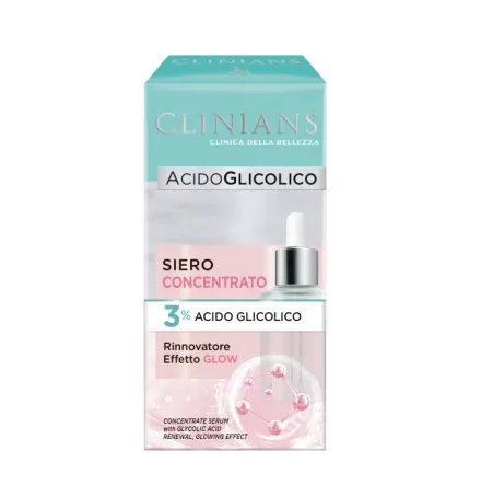 Clinians Serum Acido Glicolico Rinnovatore Spf 20 30ml