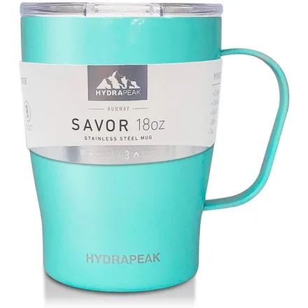 Caneca Termica Hydrapeak Hp Savor 18 Aqua 532ml