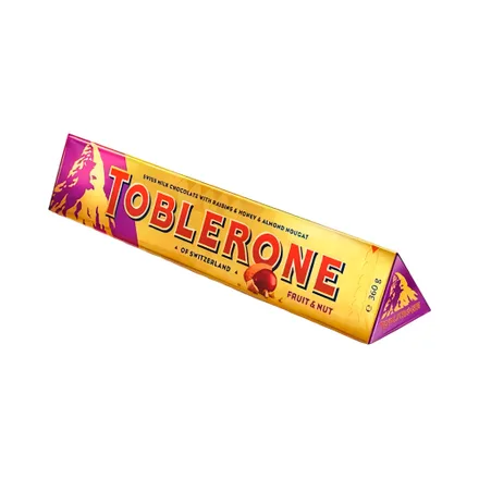 Chocolate Toblerone Fruit Nut 360 Gr