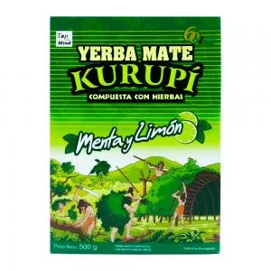Erva Mate Kurupi Menta Limon 500g