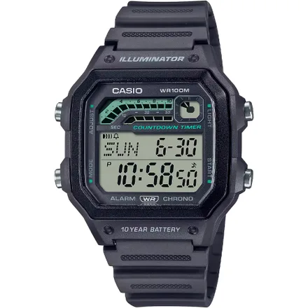 Relógio Masculino Casio WS-1600H-8AVDF – Cinza