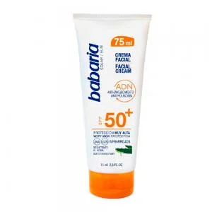 Protetor Solar Facial Babaria Spf 50 Anti Envelhecimento 75ml