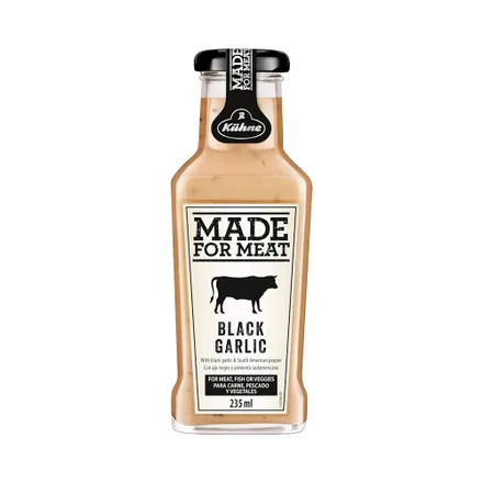 Salsa Kuhne Made Meat Black Garlic 235ml