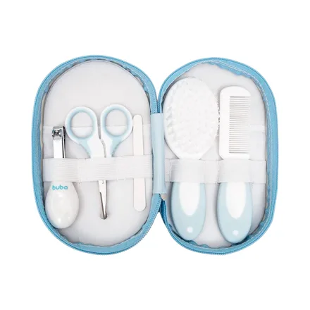 Kit De Cuiados Con Estuche Azul Buba 16239