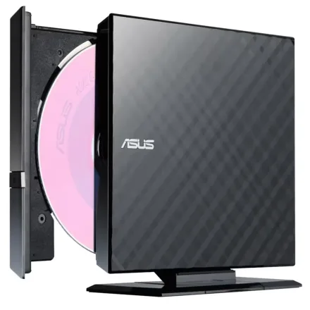 Gravador De Dvd Externo Asus Sdrw-08d2s-U Preto