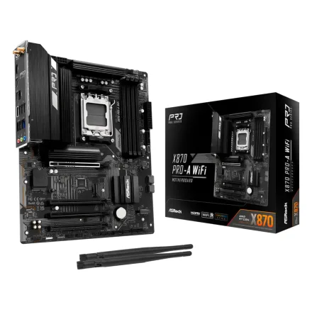 Placa Mae Asrock X870 Pro Ddr 5 Socket AM5 Chipset Atx