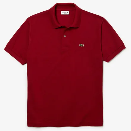 Camiseta Lacoste Polo Masculino 476 T6 Bordo