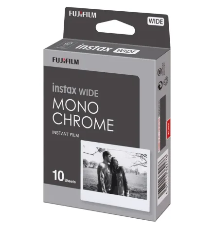 Fujifilm Film 10 Pack Instax Wide Mono Chrome