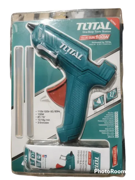 TOTAL PISTOLA UTT101116 DE SILICONA 110V