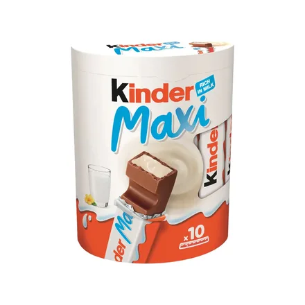 Chocolate Kinder Maxi Rich In Milk 210g