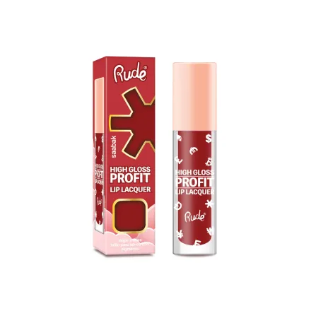 RUDE GLOSS PARA LABIOS PROFIT LIP LACQUER SABAK