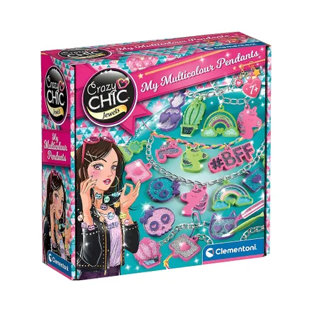 Kit De Juego Clementoni Crazy Chic Jewels 18757 My Multicolour Pendants
