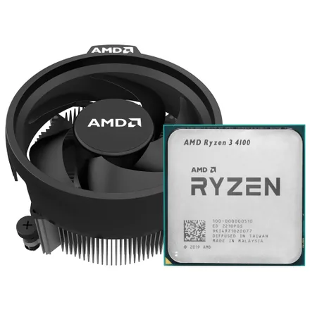 Procesador R3 4100 Quadcore Cache Con Cooler Socket AM4 Sin Caja