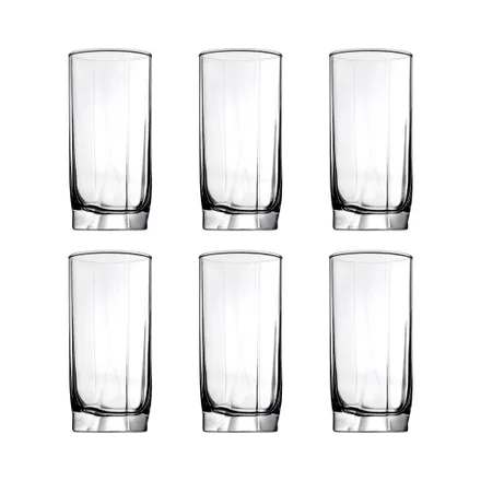 Set Vasos Pasabahce Luna 6 Piezas 390ml