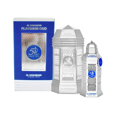 Perfume Al Haramain 50 Years Platinum Oud Edp 100ml
