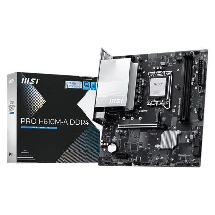 Placa Mae Msi Pro Ddr 4 Socket Lga 1700 Chipset H610 Atx