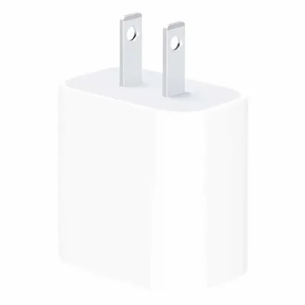 Carregador Apple MWVV3AM/A 20W USB-C para iPhone - Branco