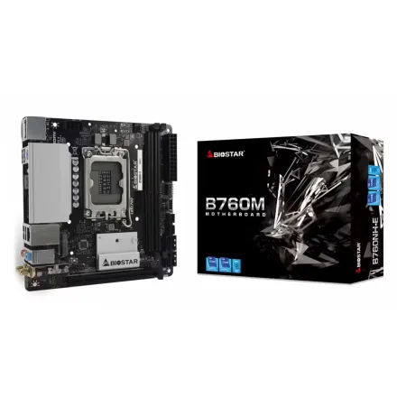 Placa Mae Biostar Socket Lga 1700 Chipset B760 Ddr 5 Mini Itx