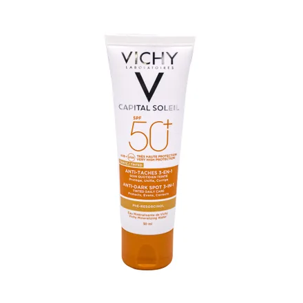 Protector Solar Vichy Anti Taches 3 En 1 Spf 50 Plus 50ml
