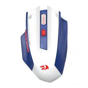 MOUSE REDRAGON M994WBR WOKI WIRELESS WHITE/BLUE
