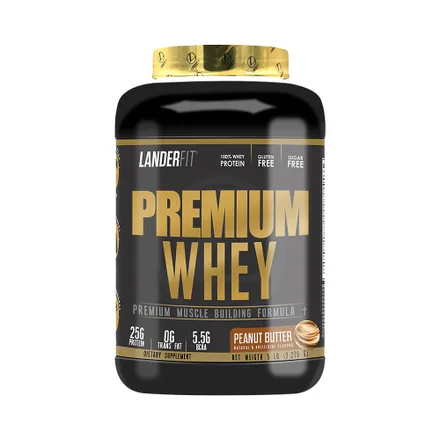 Suplemento Landerfit Premium Whey Peanut Butter 2.270 Gr