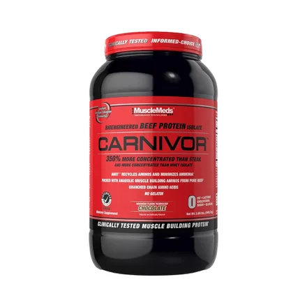 Suplemento Musclemeds Carnivor Chocolate 938 Gr