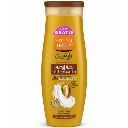 Locao Corporal Hidratante Natural Honey Argan 400ml