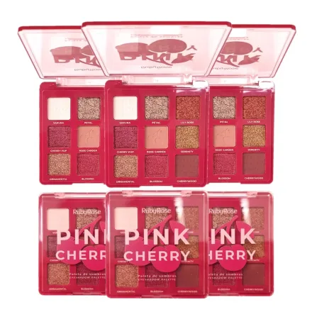 RUBY ROSE PALETA DE SOMBRAS PINK CHERRY HB-E2202