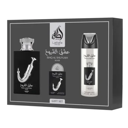 Lattafa Pride Shq Al Shuyukh Gift Set Eau Parfum Unissex 3
