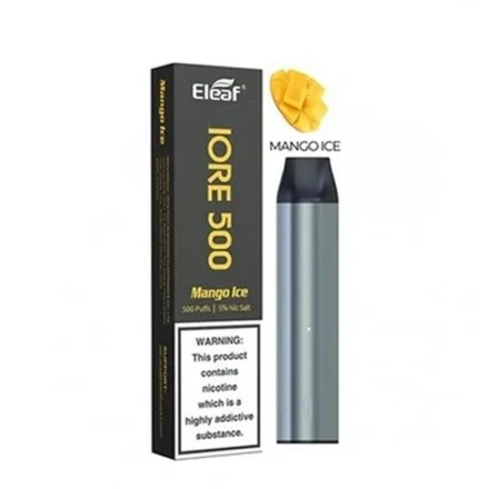 Pod Descartavel Eleaf Iore 500 Puffs 5 Nic Salt Mango