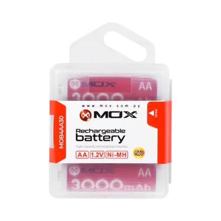 Pila Recargable Mox Mob 4 AA30