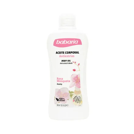Aceite Corporal Babaria Anti Estrias Rosa Mosqueta 300ml