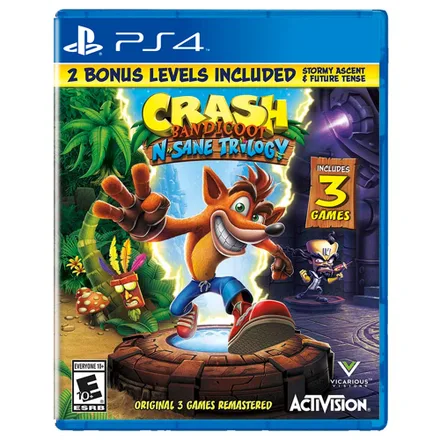 Jogo Crash Bandicoot Sane Trilogy 2 Bonus Level PS4