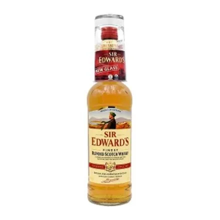 Whisky Sir Edward 8 Anos Con Taza Sin Cx Lt