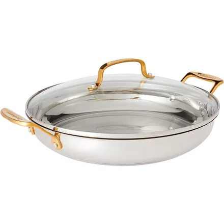 Panela Com Tampa Cuisinart C7M25-30DGD Aço Inoxidável 30CM