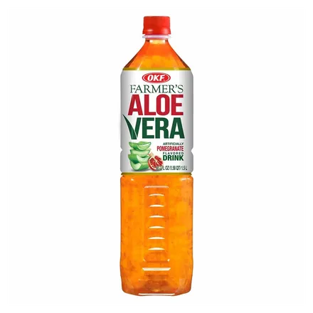 BEBIDA OKF FARMER’S ALOE VERA GRANADA 1.5LTS