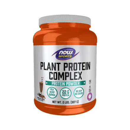 Suplemento Now Plant Protein Complex Chocolate Mocha 907 Gr