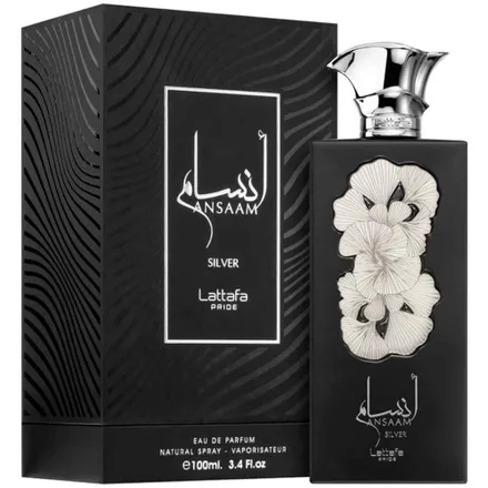 Perfume Lattafa Ansaam Silver Eau Parfum Unissex 100ml