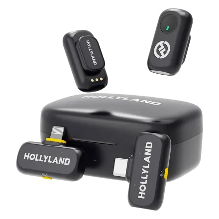 Microfone Lapela Hollyland Lark A1 Combo