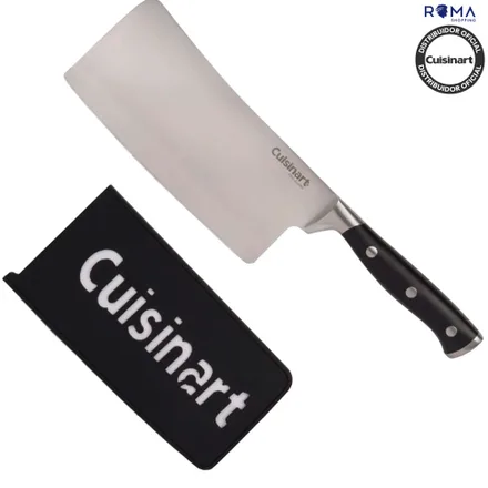 Faca Cuisinart TRC-CLVBC Triplo Rebite com Protetor de Lâmina 18CM
